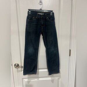 Levi's Boys Deep Indigo Straight Jeans